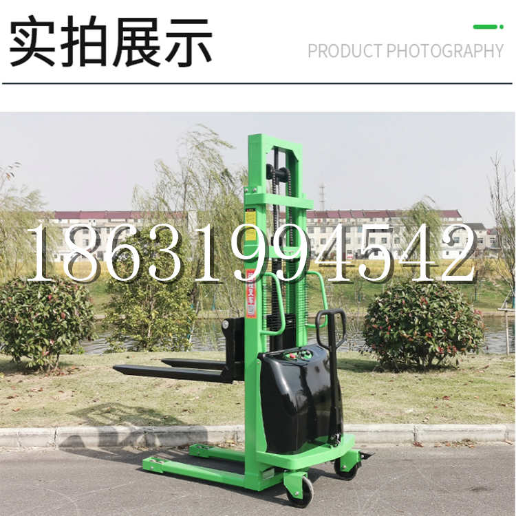 绥德县电动叉车堆高车液压铲车电瓶1吨2吨站驾步行式小型全自动叉车